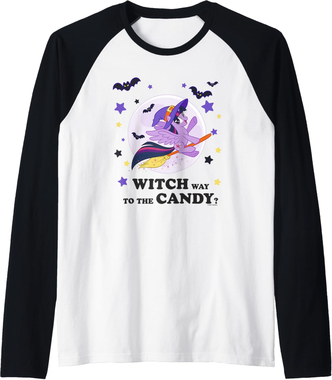 My Little Pony Halloween Twilight Sparkle Witch Way To Candy Raglan