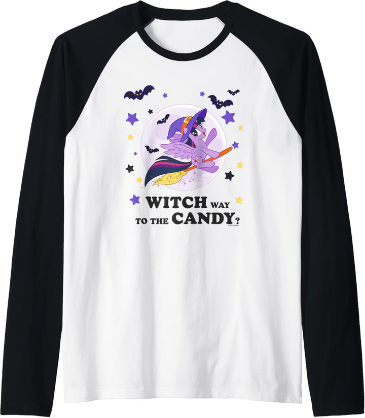 My Little Pony Halloween Twilight Sparkle Witch Way To Candy Raglan