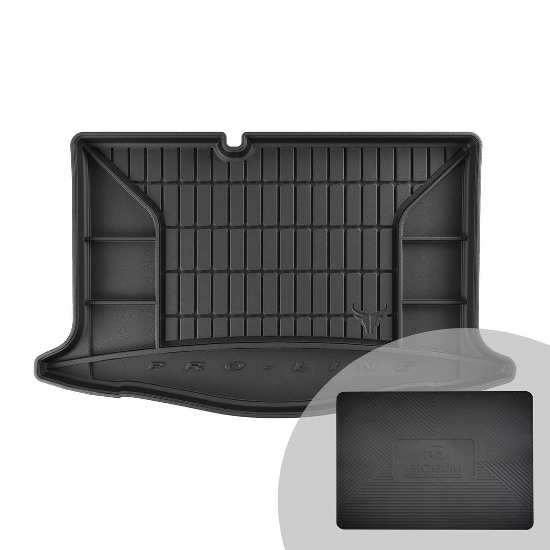 FROGUM ProLine 3D Gummimatte Exklusive Auto Kofferraummatte Kofferraumwanne für Nissan Micra K14 ab