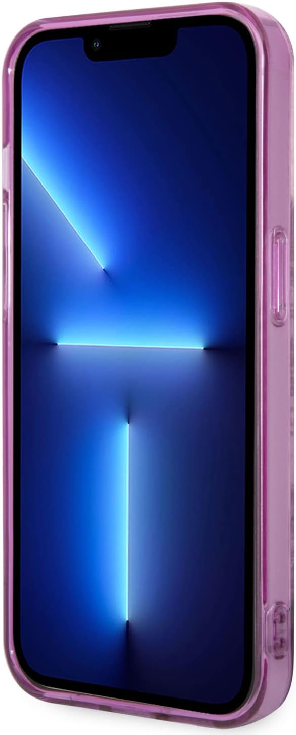Guess GUHCP14LHGPLHF hülle für iPhone 14 Pro 6, 1" Fuchsia/Fuschia hardcase Porcelain Collection, sc