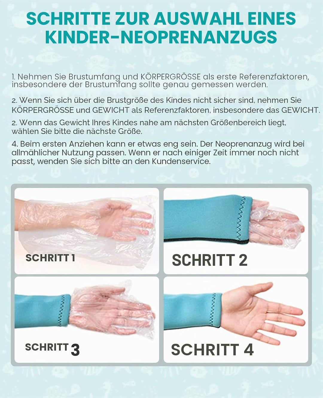 Gogokids Kinder Neoprenanzüge Thermische Bademode, Mädchen Einteiler Badeanzüge 2.5mm Neopren Tauche