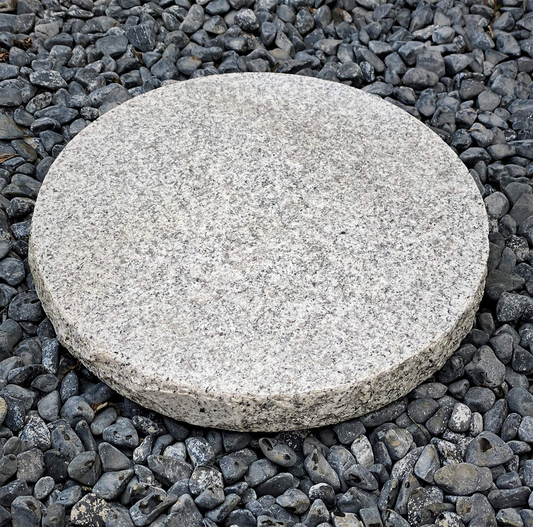 Garden Paradies Handmade Granitsockel Grablaterne Sockel Rund Vasen Sockel Grablampe Grableuchte Gra
