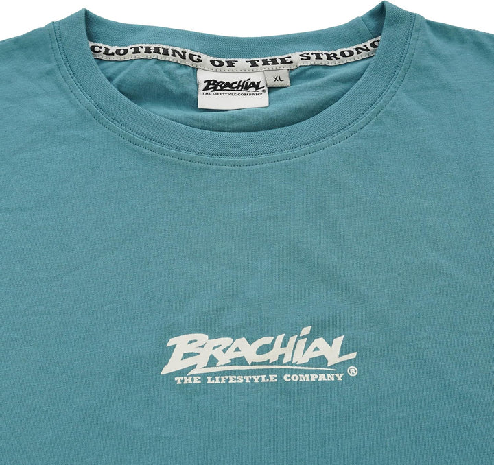 Brachial Premium Herren T-Shirt Middle Regular-Fit - für Freizeit Bodybuilding Workout Gym Kraftspor