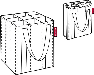 reisenthel bottlebag sumatra - 9 Fächer, einfaches Recycling der Flaschen, Tragegurte, Sumatra