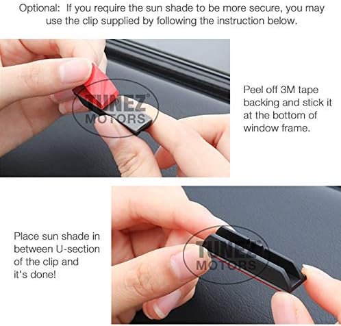 TUNEZ® Sonnenschirme - Benutzerdefinierte Seitenfenster Sonnenschirme Magnetische Sonnenschutz Heckk