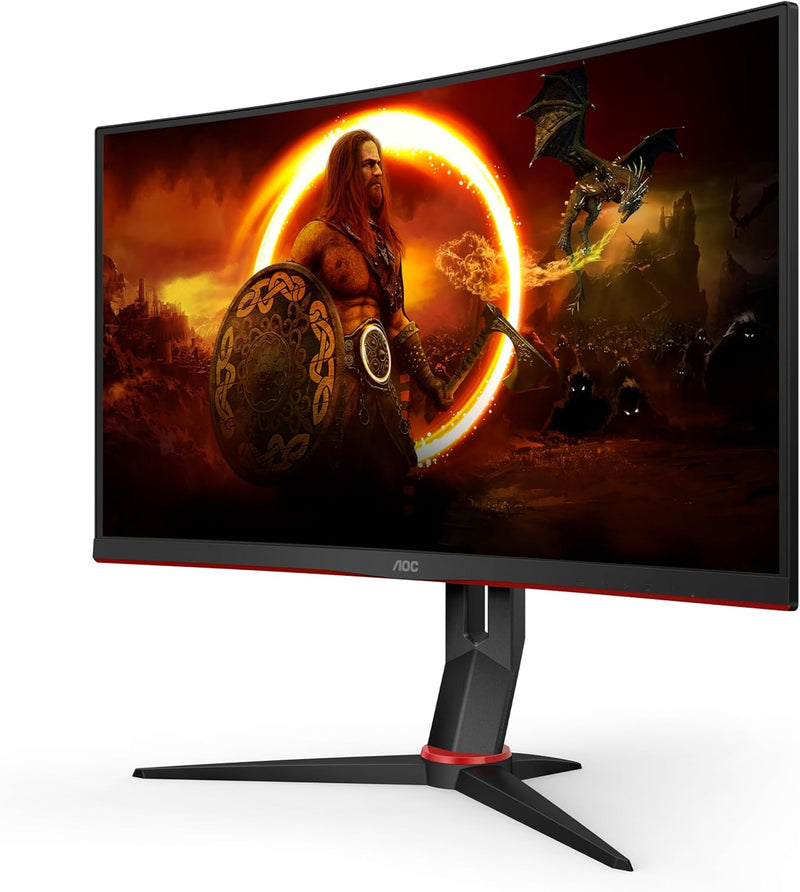 AOC Gaming CQ27G2S - 27 Zoll QHD Curved Monitor, FreeSync Premium (2560x1440, 165 Hz, HDMI 2.0, Disp