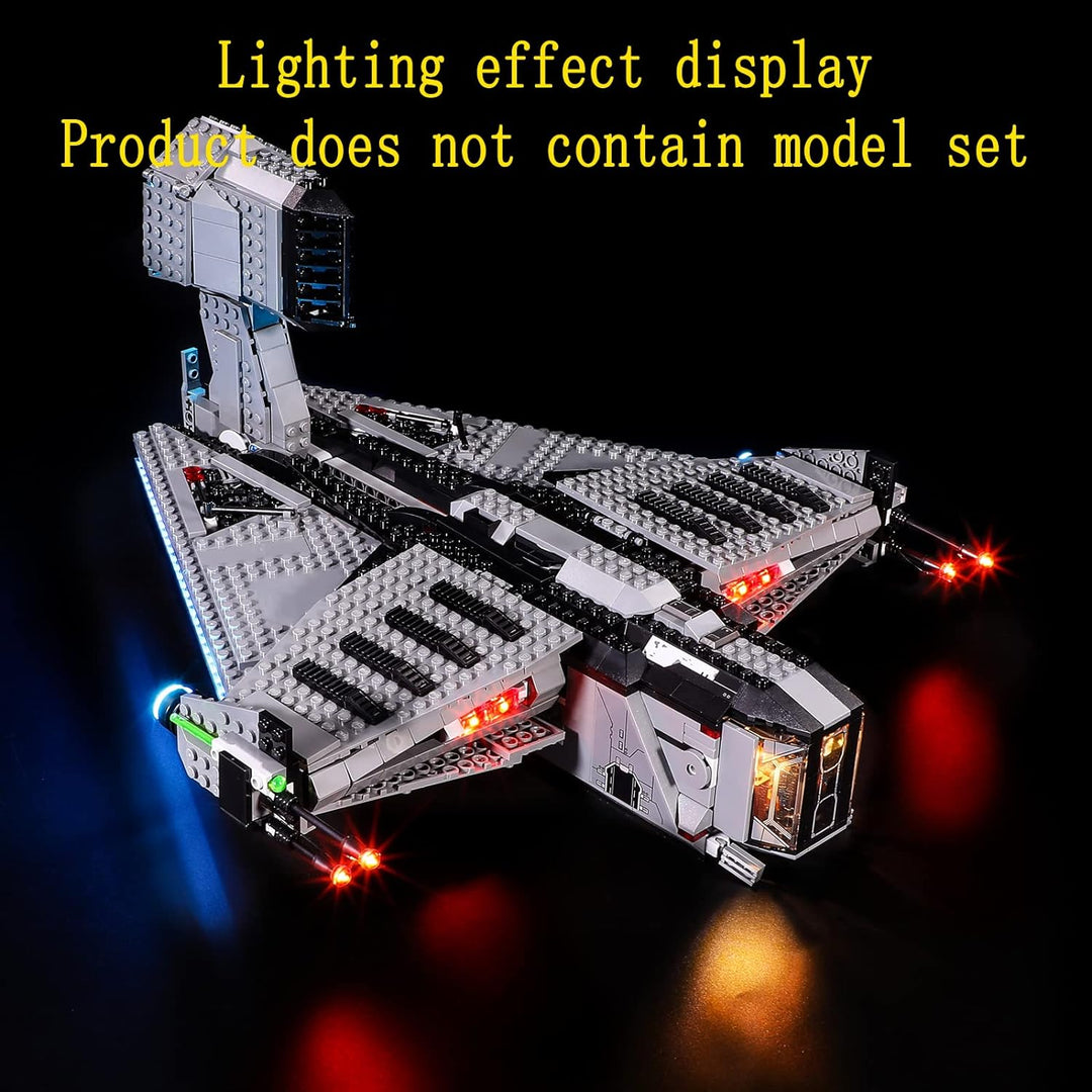 GEAMENT LED Licht-Set Kompatibel mit Lego Die Justifier - Beleuchtungsset für Star Wars 75323 Baumod