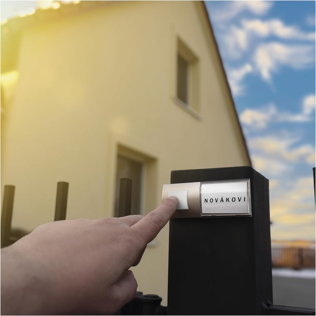 EMOS Kabellose Türklingel/Funkklingel Set mit Repeater Funktion und USB-C-Port - unbegrenzte Reichwe