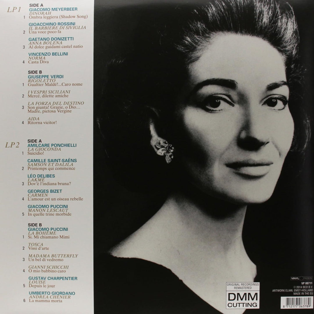 The Incomparable, Vinyl