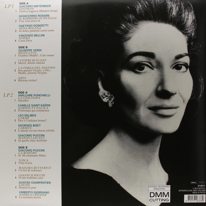 The Incomparable, Vinyl