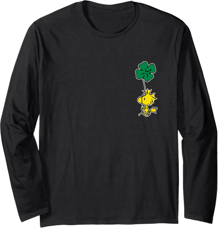 Peanuts - St. Patricks Day Woodstock Lucky Clover Langarmshirt