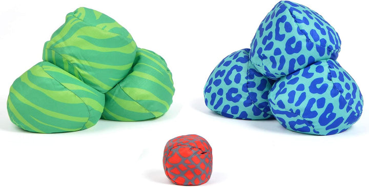Ocean 5 Extrem Boule - Soft-Boule Set, Street-Boccia, Cross Country Petanque mit Tasche Immer überal