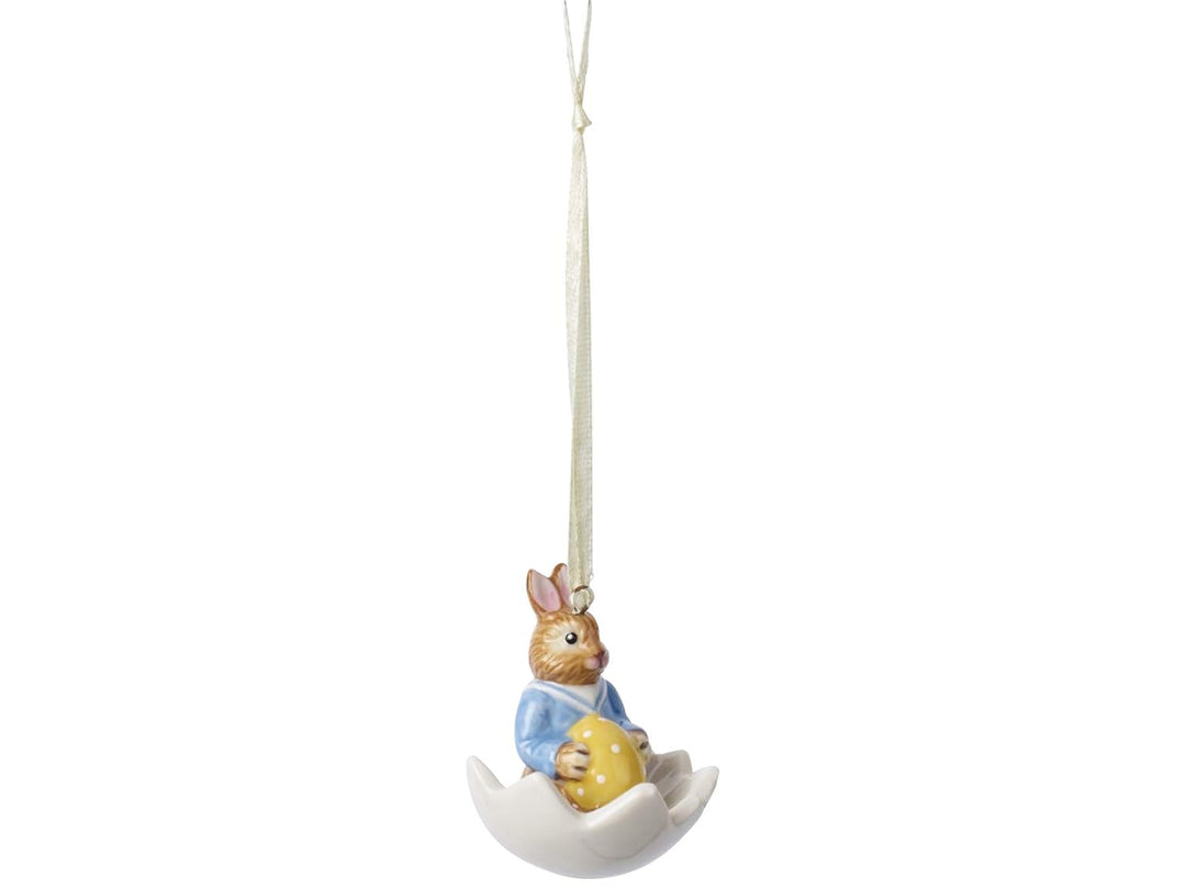 Villeroy & Boch Bunny Tales Ornament Max in Eischale, Porzellan, Bunt, Hase Max Hase Max Mehrfarbig,