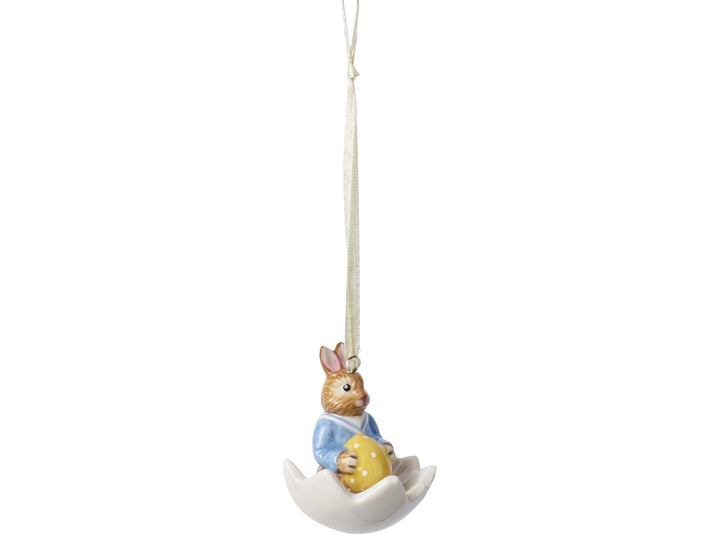Villeroy & Boch Bunny Tales Ornament Max in Eischale, Porzellan, Bunt, Hase Max Hase Max Mehrfarbig,