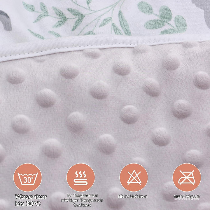 Einschlagdecke Babyschale für Winter Buggy Universal Fusssack Babydecke Baumwolle Baby Pucksack für