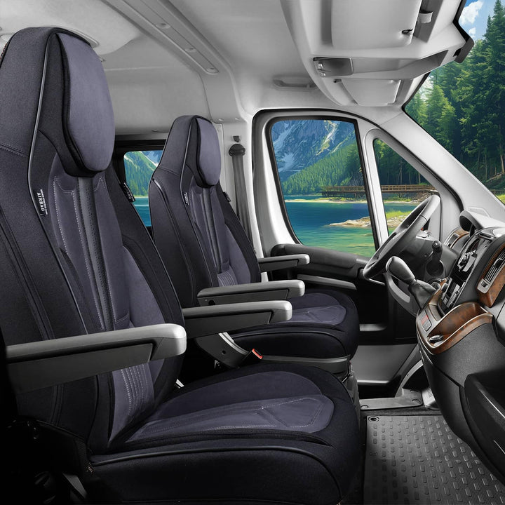 Wohnmobil Sitzbezüge für Fiat Ducato 250 Sun Camper Hunter 630 Maxi DS6