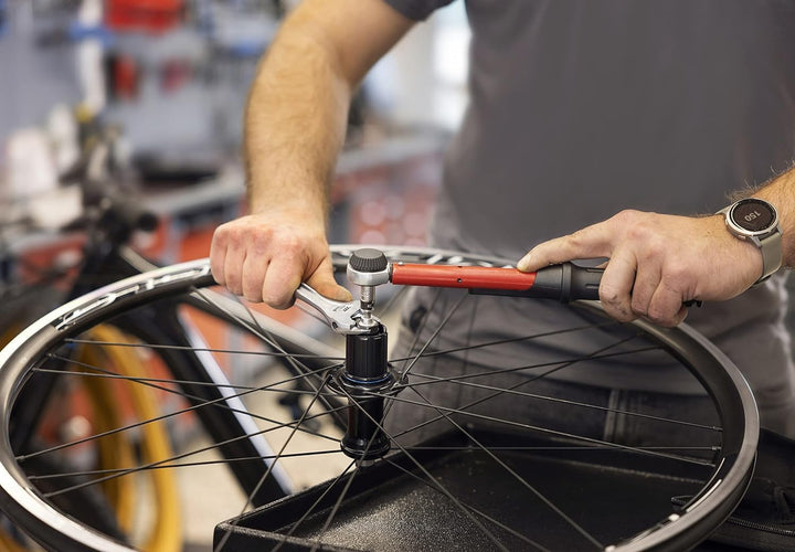 GEDORE red Fahrrad Werkzeugset Profi für die Werkstatt, 25-teilig, Rollgabelschlüssel, Bitschraubend