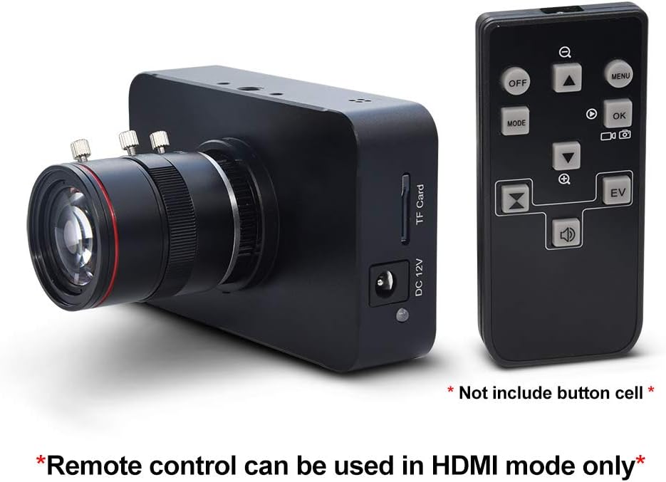 MOKOSE 12MP 4K HDMI Kamera, 1080P USB HD Live-Übertragung Webkamera mit 4K@30FPS Aufzeichnung, Indus
