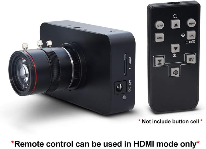 MOKOSE 12MP 4K HDMI Kamera, 1080P USB HD Live-Übertragung Webkamera mit 4K@30FPS Aufzeichnung, Indus
