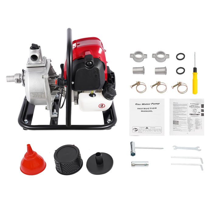 4 Takt Gasbetriebene Wasserpumpe Benzin Wasserpumpe Wasserpumpenpumpe mit Viertakt Benzinmotor Einzy