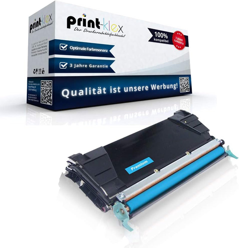 Print-Klex Tonerkartusche kompatibel mit Lexmark C520 C520N C522 C522N C524 C524DN C524DTN C524N C53