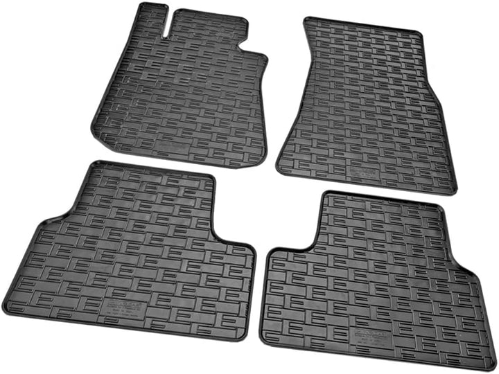 AUTO-STYLE Satz Gummimatten kompatibel mit BMW i4 (G26) 2021- (4-teilig + Montagesystem)
