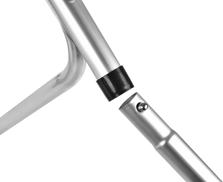 Lucn Picknicktisch, zusammenklappbar, 2 höhenverstellbar, Aluminium, für Küche, Outdoor, aufklappbar
