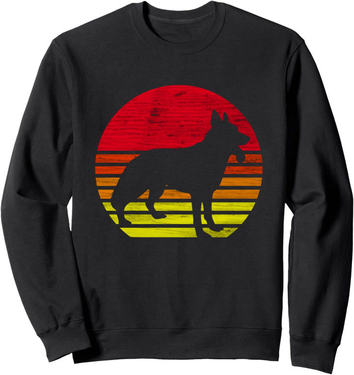 Deutscher Schäferhund Retro Sweatshirt