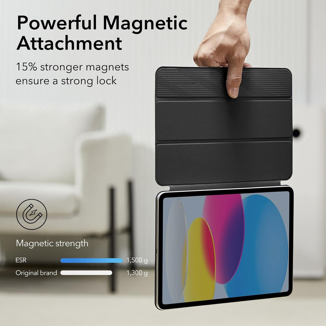 ESR Hülle für iPad 10 Generation hülle 2022 magnetische, iPad 10 Case, Praktische Magnetbefestigung,