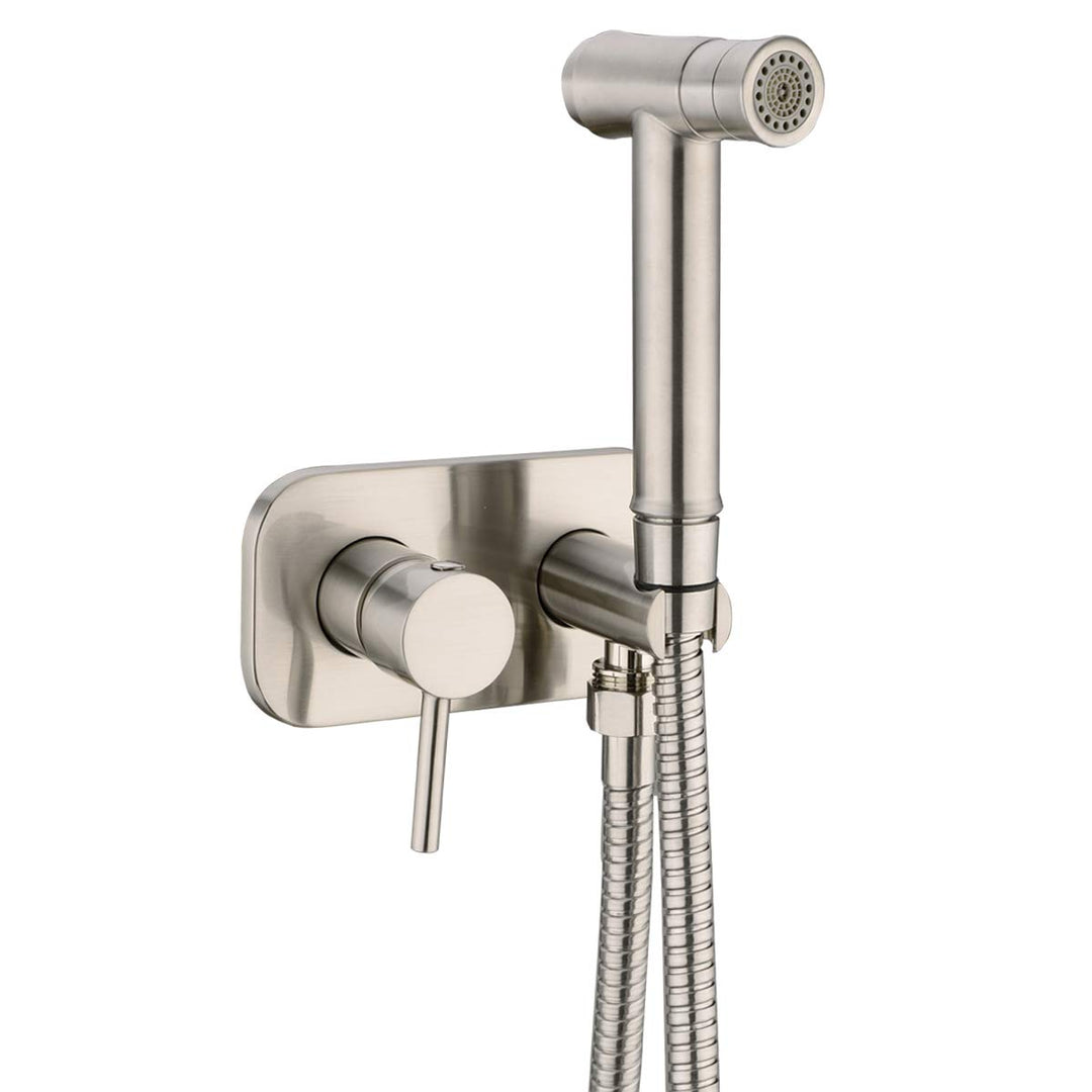 TRUSTMI Toiletten-Bidet-Sprühgerät, Shattaf-Duschset aus heissem und kaltem Messingmischer, Muslimis