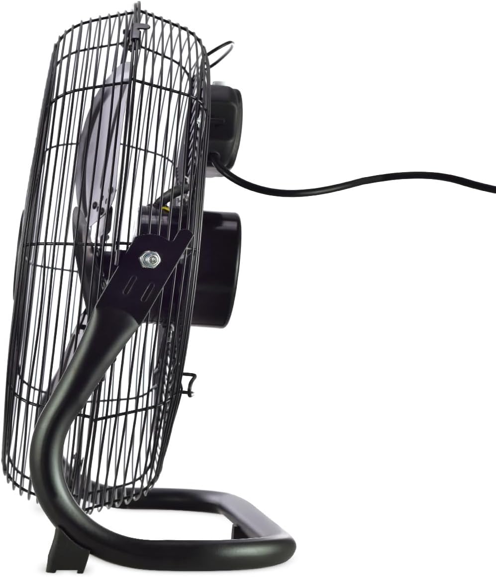 CREATE / AIR FLOOR RETRO/Industrieller Bodenventilator/Schwarzer Ventilator, 16 Zoll, starker Luftst
