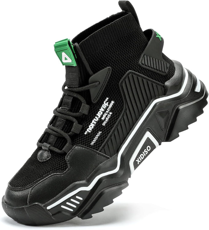 FUSHITON Herren Sportschuhe Turnschuhe Gym Leicht Hohe Schuhe Outdoor Fitnessschuhe Freizeitschuhe S