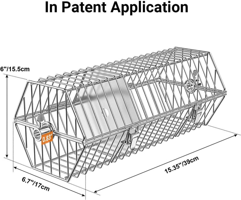 Onlyfire BRK-6041 Edelstahl Runde Tumble Rotisserie Drehspiess Korb Grillkorb passt für alle Gas Gri