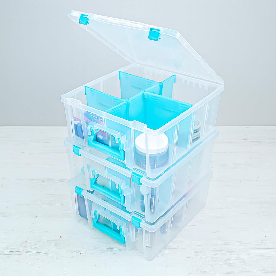 ArtBin Herausnehmbare Trennwände, für Kunsthandwerk und Handwerk, Organizer, mit Griff, Kunststoff,
