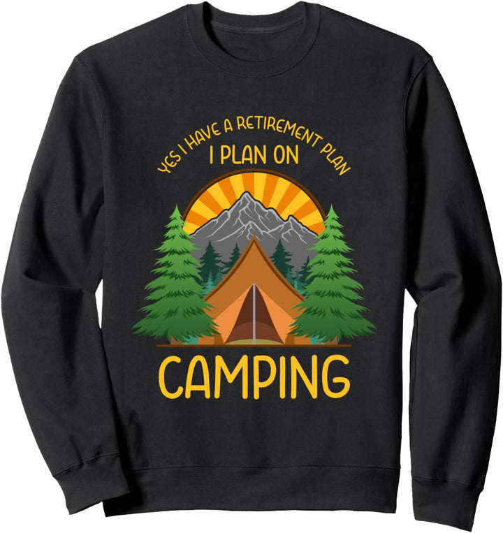 Camping Wildtierabenteuer Natur Camper Sweatshirt