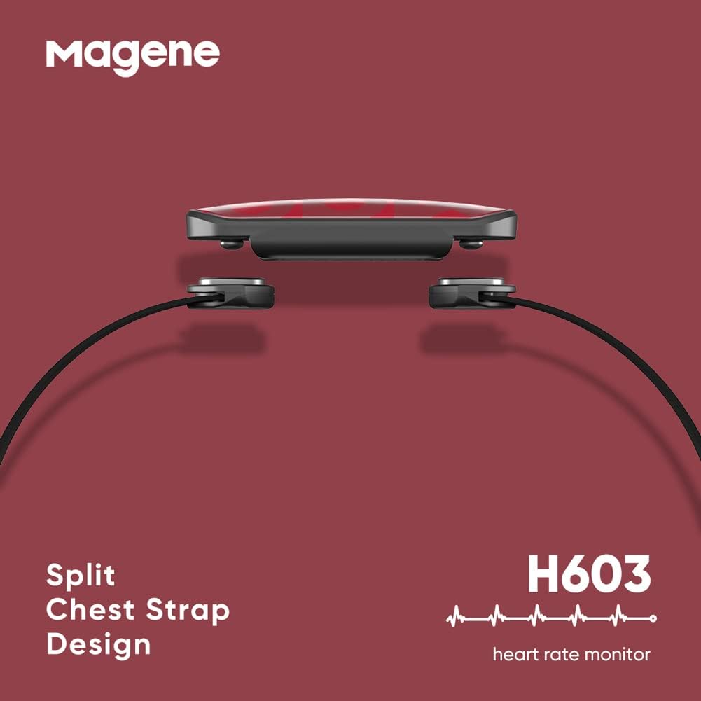 Magene H603 Pulsmesser Brustgurt HRM Fitness Tracker IP67 wasserdichte Unterstützung Bluetooth 4.2 u