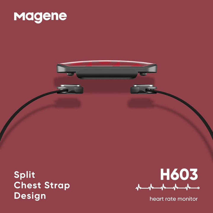 Magene H603 Pulsmesser Brustgurt HRM Fitness Tracker IP67 wasserdichte Unterstützung Bluetooth 4.2 u