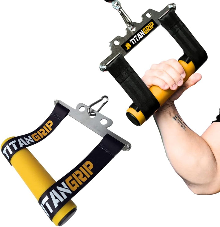 Armwrestling Wrist Wrench – Hand-, Finger- & Unterarmtrainer – Griffkrafttrainer für Kabelzug, Loadi