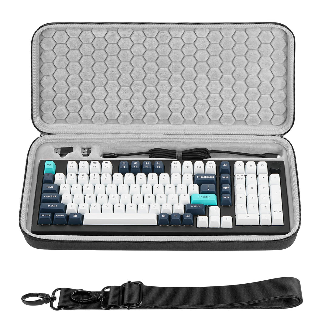 GEEKRIA 96 % Tastaturhülle, kompatibel mit Keychron Q5 HE / Q5 Max / Q5 Pro, EPOMAKER Galaxy 100 / T