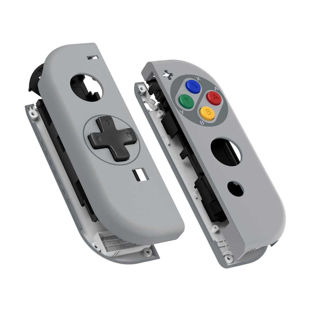 eXtremeRate NS Joycon Hülle & Tasten, DIY-Ersatz Gehäuse Case Grips Skin Shell & Knöpfe Buttons Umba