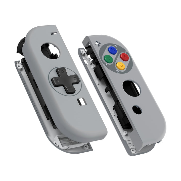 eXtremeRate NS Joycon Hülle & Tasten, DIY-Ersatz Gehäuse Case Grips Skin Shell & Knöpfe Buttons Umba