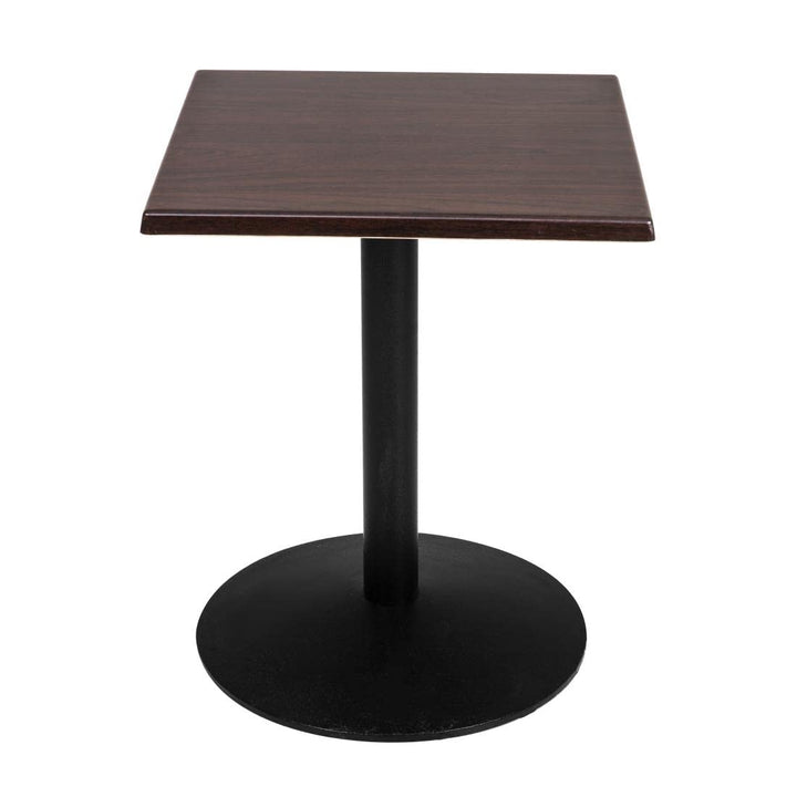 Bolero Square Table Top Dark Brown - 600mm 600(L) x 600(W)mm, 600(L) x 600(W)mm