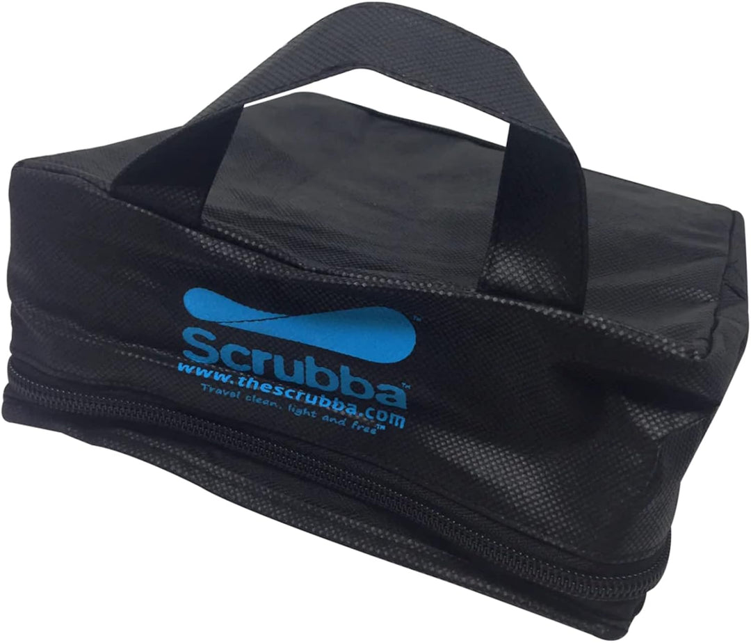 Scrubba Waschbeutel Set 2.0 – Tragbare Reise-Waschmaschine für Hotel und Reisen - Leichter, Kleiner