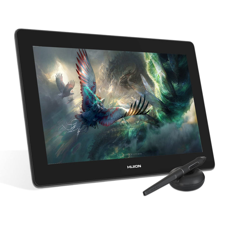 HUION Kamvas Pro 16 Plus (4K), 15,6 Zoll Grafiktablett mit Display, volllaminierter entspiegelter Gl