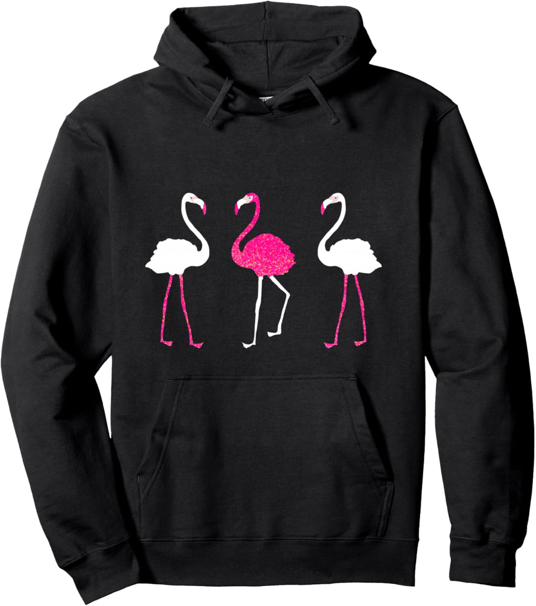 Flamingo Drei Pullover Hoodie