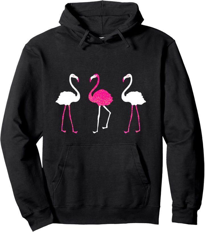 Flamingo Drei Pullover Hoodie