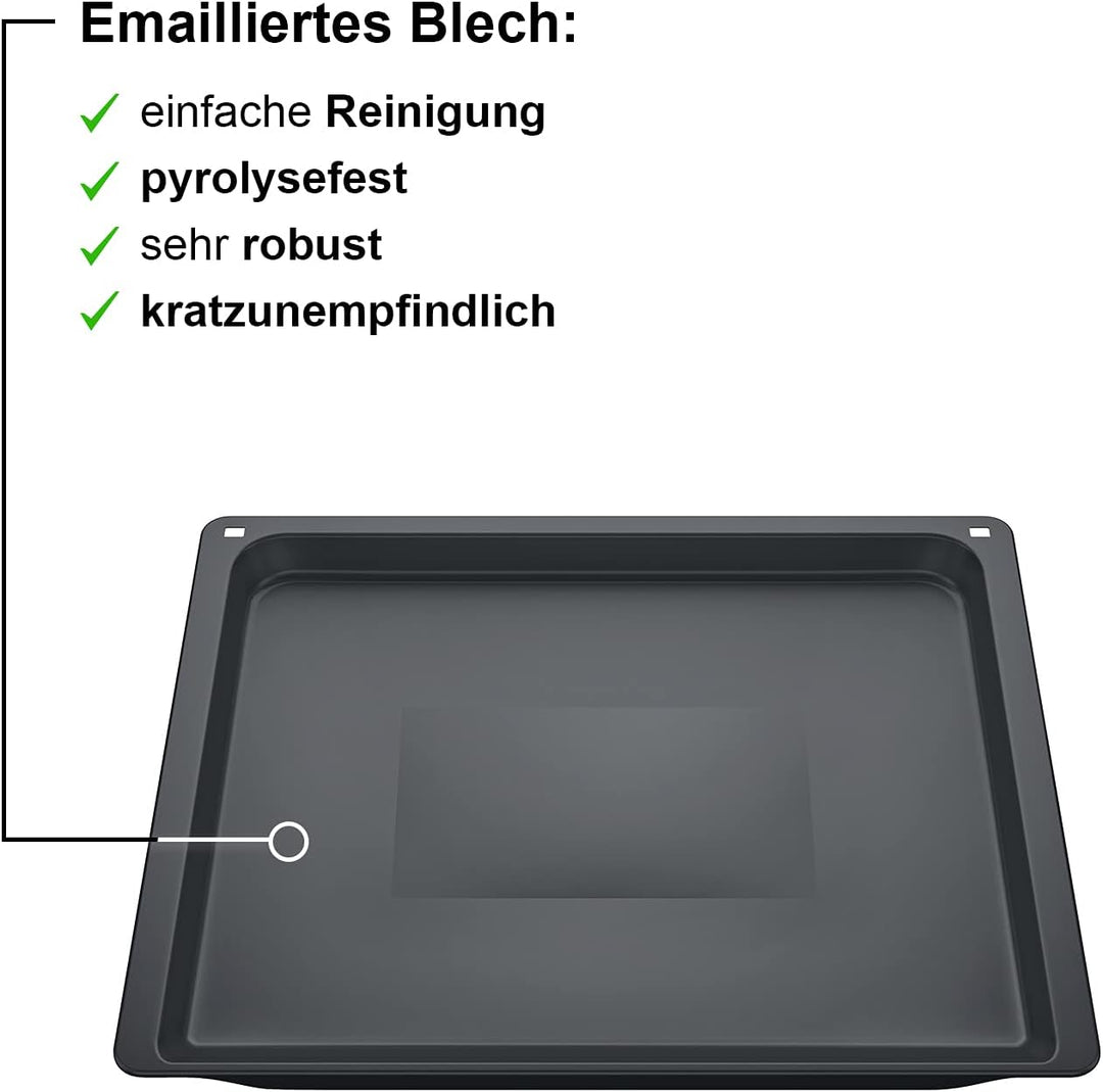 Siemens HZ538000 Backofen- Herdzubehör/Auszug & HZ631070 / universelles Backblech/emailliert / 37,5