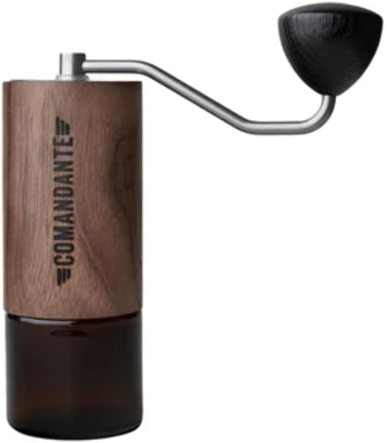 Kaffeemühle C40 MK4 Nitro Blade Liquid Amber/Edelstahl von COMANDANTE, Silber/Braun, Silber/Braun Si