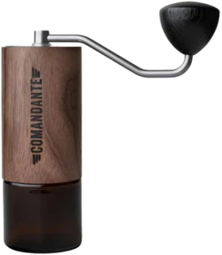 Kaffeemühle C40 MK4 Nitro Blade Liquid Amber/Edelstahl von COMANDANTE, Silber/Braun, Silber/Braun Si