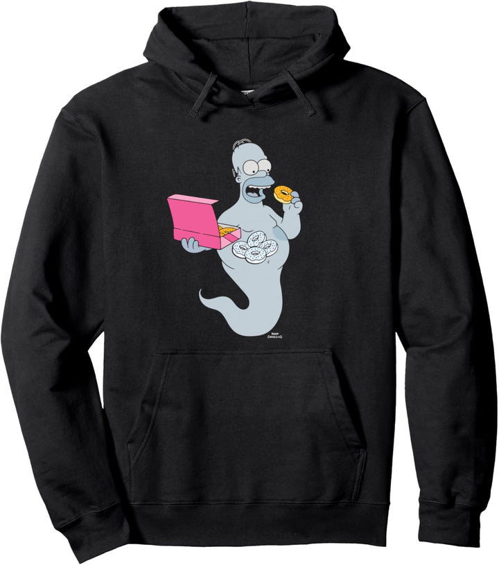 The Simpsons Homer Simson Ghost Donuts Pullover Hoodie
